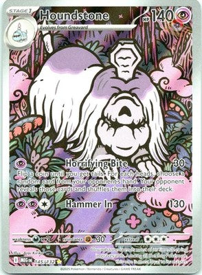 Houndstone 145/132 Illustration Rare ME01: Mega Evolution Pokemon Card NM TCG