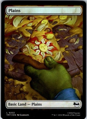 Plains () Teenage Mutant Ninja Turtles Land Foil MTG Magic The Gathering NM
