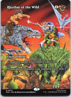 Rhythm of the Wild (Borderless) 12 Teenage Mutant Ninja Turtles MTG NM