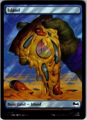 Island () Teenage Mutant Ninja Turtles Foil MTG Magic The Gathering NM
