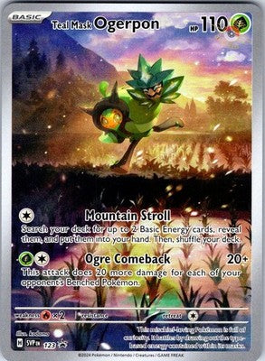 Teal Mask Ogerpon 123 Holo Promo Scarlet & Violet Promo Pokemon Holo Near Mint