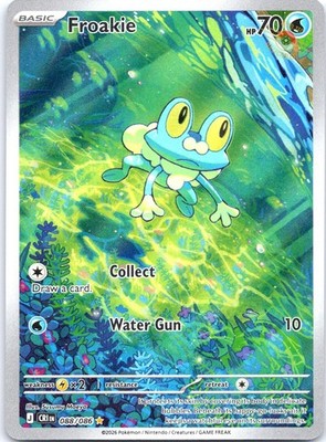 Froakie 088/086 Holo Illustration Rare Chaos Rising Pokemon Near Mint
