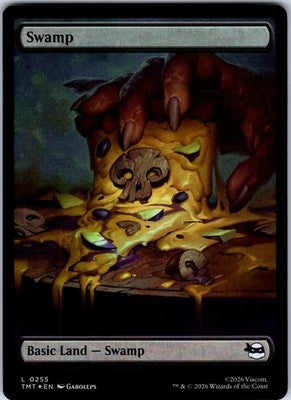 Swamp () Teenage Mutant Ninja Turtles Land Foil MTG Magic The Gathering NM