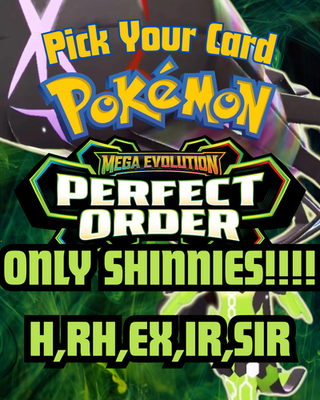 Pokemon ME03 Perfect Order Pick Your Card Shiny SIR RH ex NM Near Mint US Seller