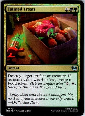 Tainted Treats Teenage Mutant Ninja Turtles Uncommon Foil MTG NM