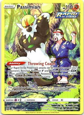 Passimian TG08/TG30 Holo Silver Tempest Trainer Gallery Pokemon NM