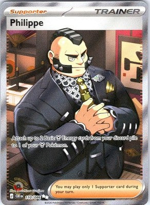 Philippe 110/086 Ultra Rare SV: Chaos Rising Pokemon Card NM TCG
