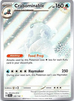 Crabominable (Holiday Calendar) 149/142 Holo MC&P Pokemon NM