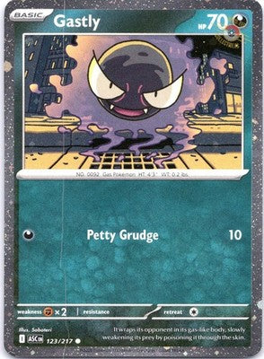Gastly (Cosmos Holo) 123/217 Common Miscellaneous Cards & Products Pokemon NM