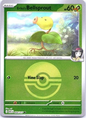 Erika's Bellsprout (Poke Ball) 004/217 Ascended Heroes Pokemon Reverse Holo NM