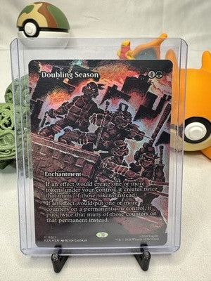 Doubling Season Teenage Mutant Ninja Turtles Foil Source Material MTG NM