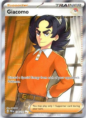 Giacomo 138/131 Ultra Rare SV: Prismatic Evolutions Pokemon Card NM TCG