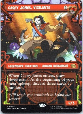 Casey Jones, Vigilante (0235) (Showcase) 235 Teenage Mutant Ninja Turtles MTG NM