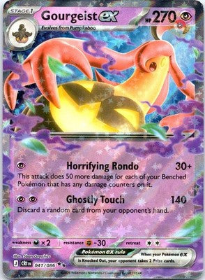 Gourgeist ex 041/086 Double Rare Chaos Rising Pokemon Holo Near Mint