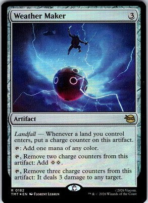 Weather Maker Teenage Mutant Ninja Turtles Rare Foil MTG Magic The Gathering NM