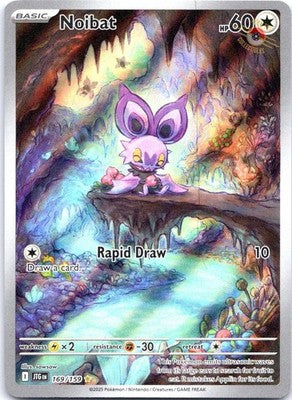 Noibat 169/159 Illustration Rare SV09: Journey Together Pokemon Card NM TCG