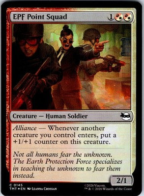 EPF Point Squad Teenage Mutant Ninja Turtles Common Foil MTG Magic The Gathering