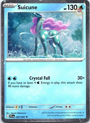 Suicune (Cosmos Holo) 026/094 Rare Miscellaneous Cards & Products Pokemon NM