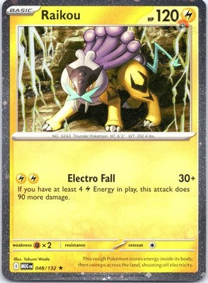 Raikou (Cosmos Holo) 048/132 Promo Miscellaneous Cards & Products Pokemon NM