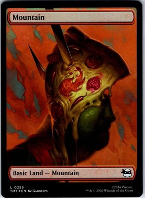 Mountain () Teenage Mutant Ninja Turtles Land Foil MTG Magic The Gathering NM