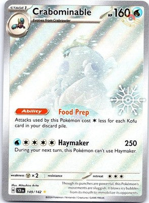 Crabominable (Holiday Calendar) 149/142 Holo MC&P Pokemon NM
