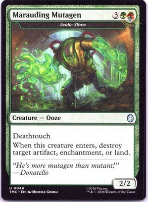 Marauding Mutagen - Acidic Slime 48 Teenage Mutant Ninja Turtles MTG NM