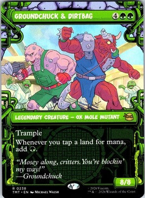Groundchuck & Dirtbag (Showcase) Teenage Mutant Ninja Turtles Rare MTG NM