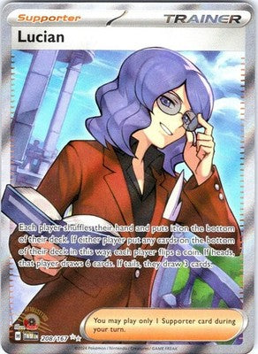 Lucian 208/167 Ultra Rare SV06: Twilight Masquerade Pokemon Card NM TCG