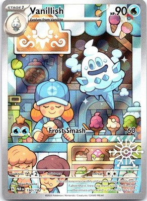 Vanillish (Holiday Calendar) 190/182 Holo MC&P Pokemon NM