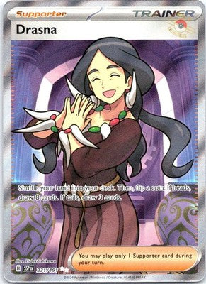 Drasna 231/191 Ultra Rare Surging Sparks Pokemon Holo Near Mint