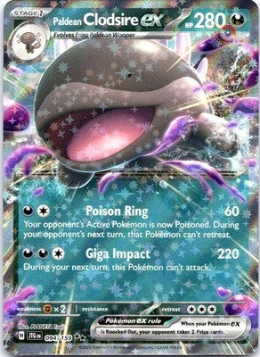 Paldean Clodsire ex 094/159 Double Rare Journey Together Pokemon Card NM TCG