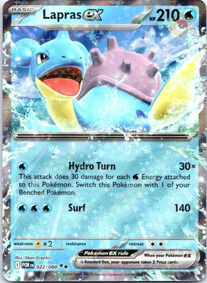 Lapras ex 022/088 Double Rare Perfect Order Pokemon Holo Near Mint