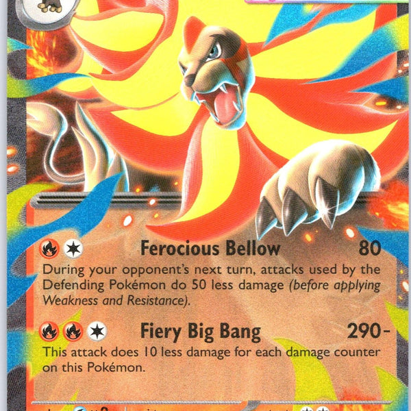 Mega Pyroar ex 015/086 Holo Double Rare Chaos Rising Pokemon Near Mint