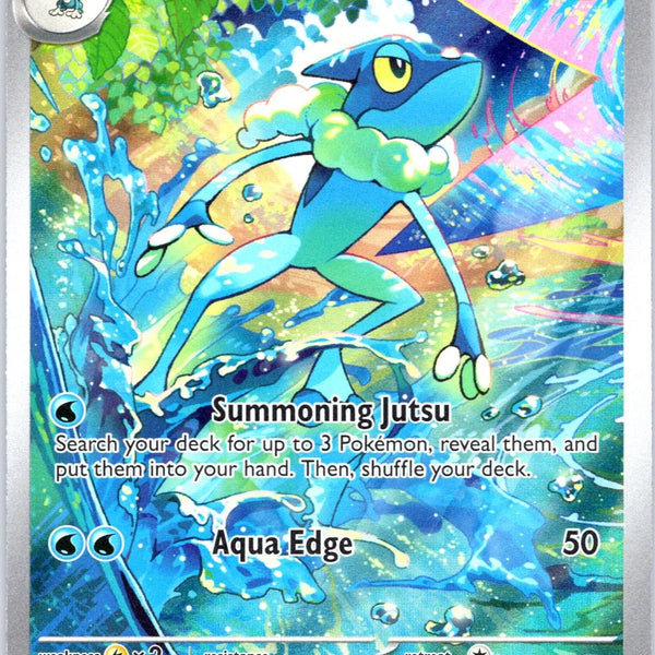 Frogadier 089/086 Holo Illustration Rare Chaos Rising Pokemon Near Mint