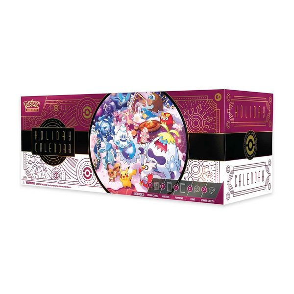 2025 Pokémon TCG Holiday Calendar front packaging