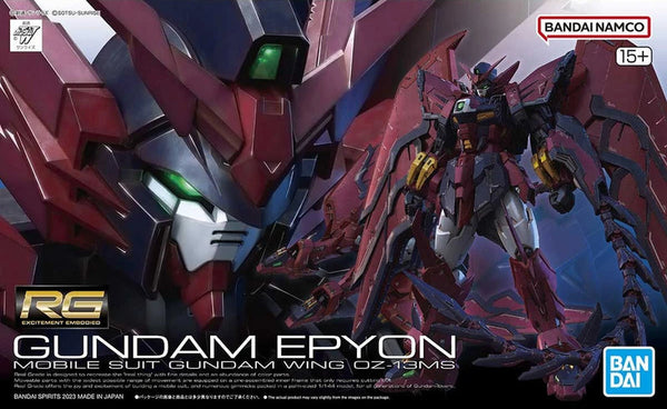 Bandai RG #38 OZ-13MS Gundam Epyon 1/144 Model Kit - box art