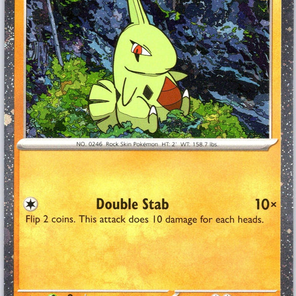 Larvitar (Cosmo Foil) 110/193 Holo Miscellaneous Cards & Products Pokemon NM