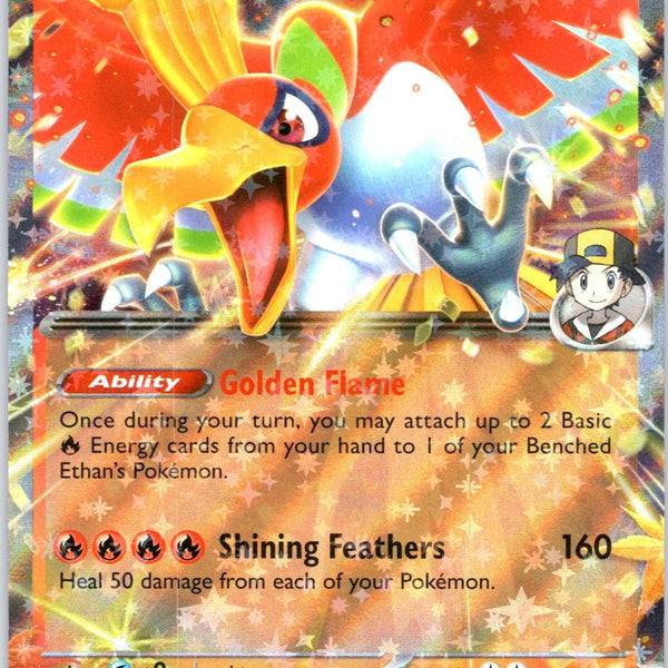 Ethan's Ho-Oh ex 026/217 Double Rare ME: Ascended Heroes Pokemon Card NM TCG