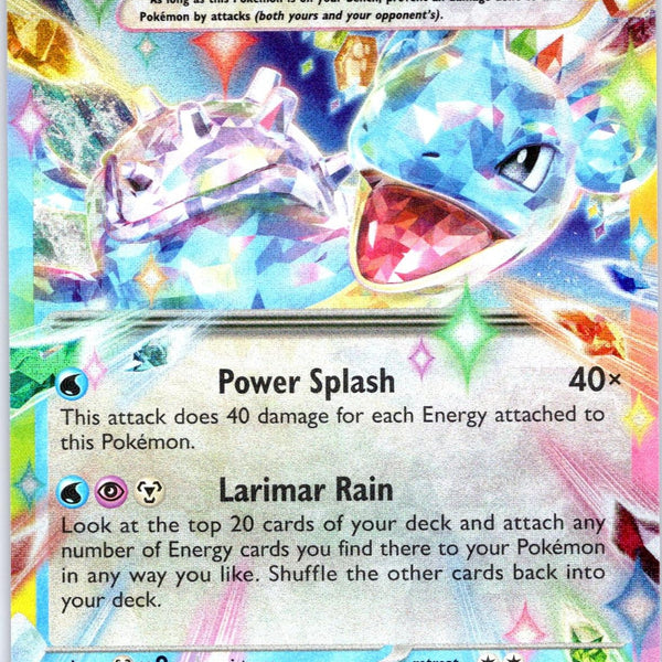 Lapras ex 32/142 Double Rare SV07: Stellar Crown Pokemon Card NM TCG