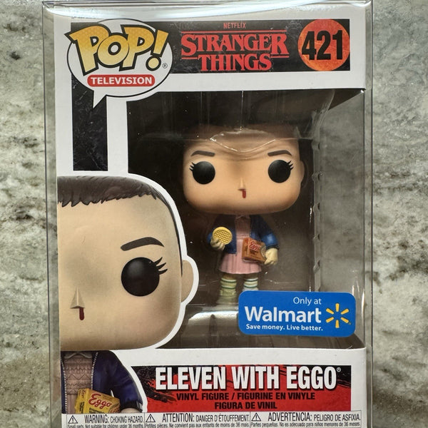 Funko Pop! Stranger Things Eleven with Eggo #421 Walmart Exclusive