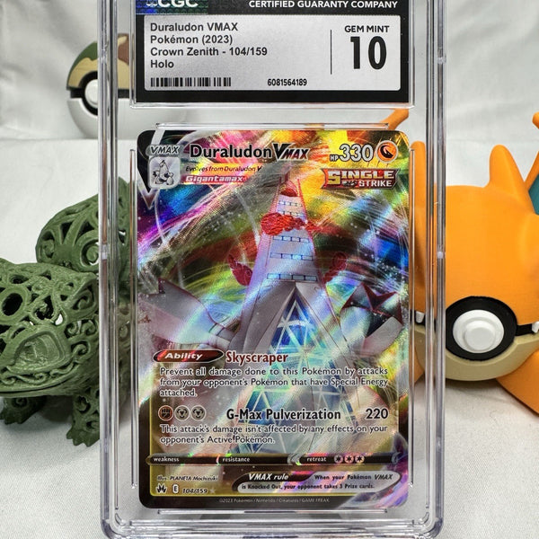 Duraludon VMAX 104/159 Crown Zenith Holo — CGC Gem Mint 10