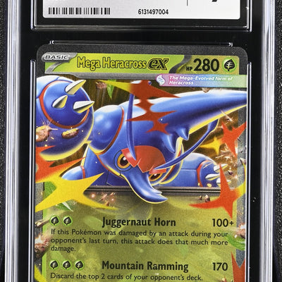 Mega Heracross ex 004/094 Holo — CGC 9