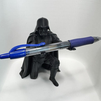 3D Printed Darth Vader Pen and Ring Holder — Star Wars Desk Organizer
