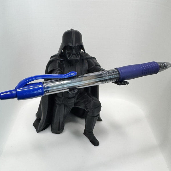 3D Printed Darth Vader Pen and Ring Holder — Star Wars Desk Organizer